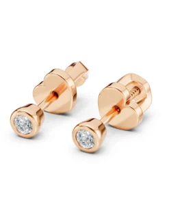 Solitaire Butterfly Earring (Round), 0.09 ct — 102-10010(2.3) - Image 9