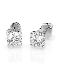 Solitaire Butterfly Earring (Round), 0.5 ct — 102-10012/1(4.0)