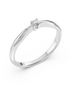 Solitaire Ring (Round), 0.06 ct — 101-10021(2.5)