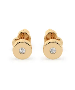 Solitaire Butterfly Earring (Round), 0.04 ct — 102-10050 - Image 4