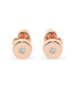Solitaire Butterfly Earring (Round), 0.04 ct — 102-10050 - Image 7