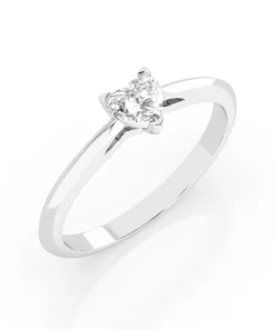 Solitaire Ring (Heart), 0.3 ct — 101-10190(0.30)HRT