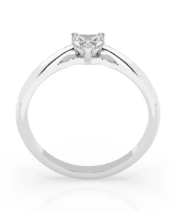 Solitaire Ring (Heart), 0.3 ct — 101-10190(0.30)HRT - Image 2