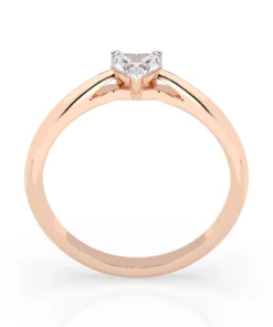 Solitaire Ring (Heart), 0.3 ct — 101-10190(0.30)HRT - Image 8