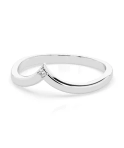 Minimalism Ring (Round), 0.01 ct — 101-10161/3 - Image 3