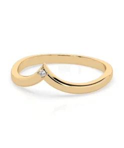 Minimalism Ring (Round), 0.01 ct — 101-10161/3 - Image 6