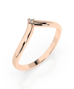 Minimalism Ring (Round), 0.01 ct — 101-10161/3 - Image 7