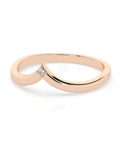 Minimalism Ring (Round), 0.01 ct — 101-10161/3 - Image 9
