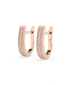 Eternity Earring (Round), 0.42 ct — 102-10045/2 - Image 9