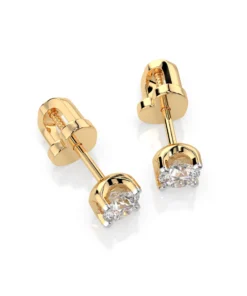 Solitaire Butterfly Earring (Round), 0.4 ct — 102-10020(3.7) - Image 6
