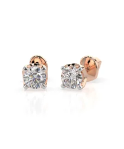 Solitaire Butterfly Earring (Round), 0.4 ct — 102-10020(3.7) - Image 7