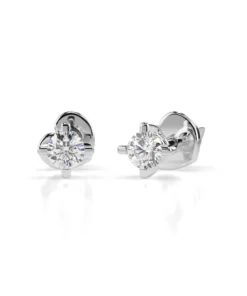Solitaire Butterfly Earring (Round), 0.12 ct — 102-10025(2.5)