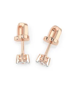 Solitaire Butterfly Earring (Round), 0.12 ct — 102-10025(2.5) - Image 8