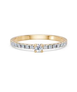 Solitaire Eternity Ring, 0.09 ct — 101-10126/1(2.8) - Image 6