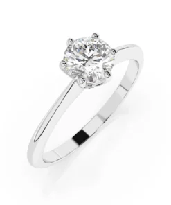 Solitaire Ring (Round), 0.35 ct — 101-10027(4.5)