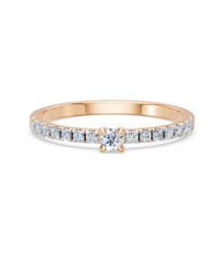 Solitaire Eternity Ring, 0.09 ct — 101-10126/1(2.8) - Image 9