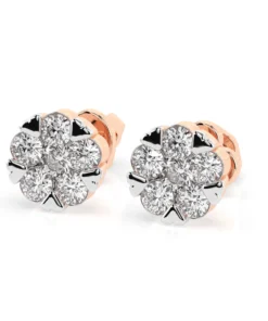 Illusion Earring (Round), 0.2 ct — 102-10015/2(3.0) - Image 9
