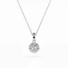 Solitaire Eternity Necklace (Round), 0.2 ct — 104-10053(3.7)