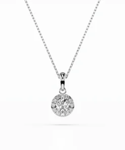 Solitaire Eternity Necklace (Round), 0.2 ct — 104-10053(3.7)