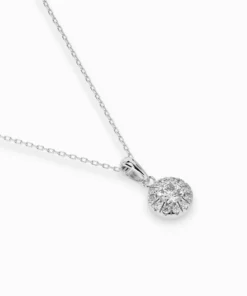 Solitaire Eternity Necklace (Round), 0.2 ct — 104-10053(3.7) - Image 3