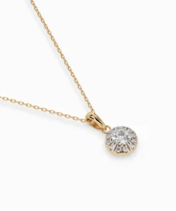 Solitaire Eternity Necklace (Round), 0.2 ct — 104-10053(3.7) - Image 6