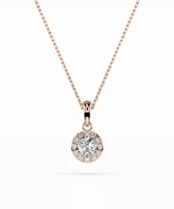 Solitaire Eternity Necklace (Round), 0.2 ct — 104-10053(3.7) - Image 7