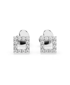 Minimalism Earring (Round), 0.14 ct — 102-10053