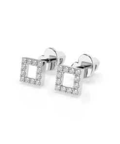 Minimalism Earring (Round), 0.14 ct — 102-10053 - Image 3