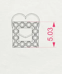 Minimalism Earring (Round), 0.14 ct — 102-10053 - Image 10