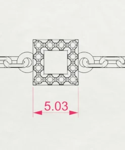 Minimalism Bracelet (Round), 0.06 ct — 105-10016 - Image 10