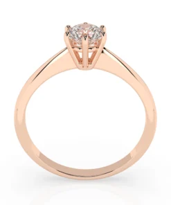 Solitaire Ring (Round), 0.35 ct — 101-10027(4.5) - Image 8