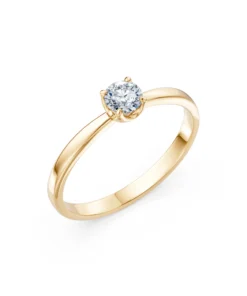 Solitaire Ring, 0.3 ct — 101-10194(0.30)RN - Image 4