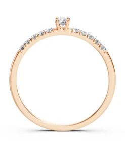 Solitaire Eternity Ring (Round), 0.07 ct — 101-10126/2(2.6) - Image 8