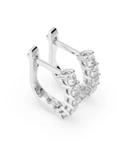Alternative view of Eternity Earring (Round), 0.6 ct — 102-10098(2.5)