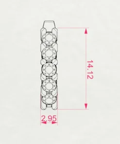 Eternity Earring (Round), 0.6 ct — 102-10098(2.5) - Image 10