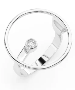 Minimalism Ring (Round), 0.03 ct — 101-10077