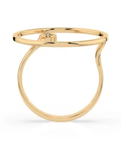 Minimalism Ring (Round), 0.03 ct — 101-10077 - Image 5