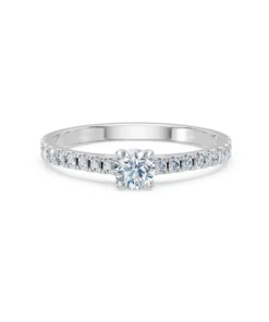 Solitaire Eternity Ring, 0.3 ct — 101-10191(0.30)RN - Image 3