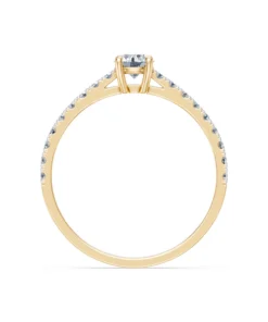 Solitaire Eternity Ring, 0.3 ct — 101-10191(0.30)RN - Image 5
