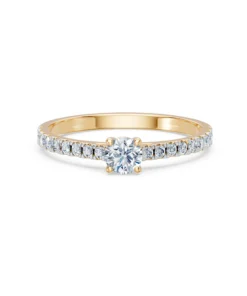Solitaire Eternity Ring, 0.3 ct — 101-10191(0.30)RN - Image 6
