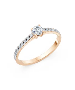 Solitaire Eternity Ring, 0.3 ct — 101-10191(0.30)RN - Image 7