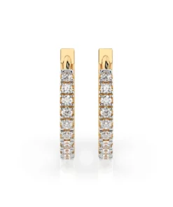 Eternity Earring (Round), 0.22 ct — 102-10109(1.3) - Image 4