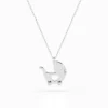 Minimalism Necklace (Round), 0.01 ct — 104-10029