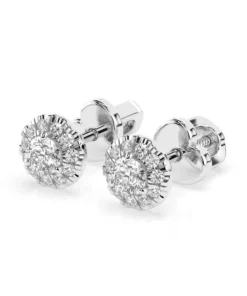 Solitaire Eternity Earring (Round), 0.24 ct — 102-10095(3.1) - Image 3