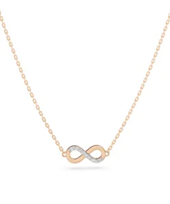 Minimalism Necklace (Round), 0.05 ct — 104-10072 - Image 9