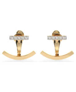 Minimalism Earring (Round), 0.15 ct — 102-10084 - Image 4
