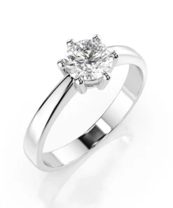 Solitaire Ring (Round), 0.4 ct — 101-10151(4.7)