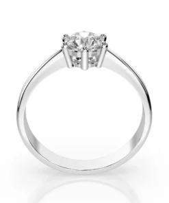 Solitaire Ring (Round), 0.4 ct — 101-10151(4.7) - Image 2