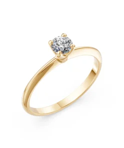 Solitaire Ring, 0.3 ct — 101-10104(4.2) - Image 4