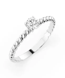 Solitaire Ring (Round), 0.3 ct — 101-10038(4.2)
